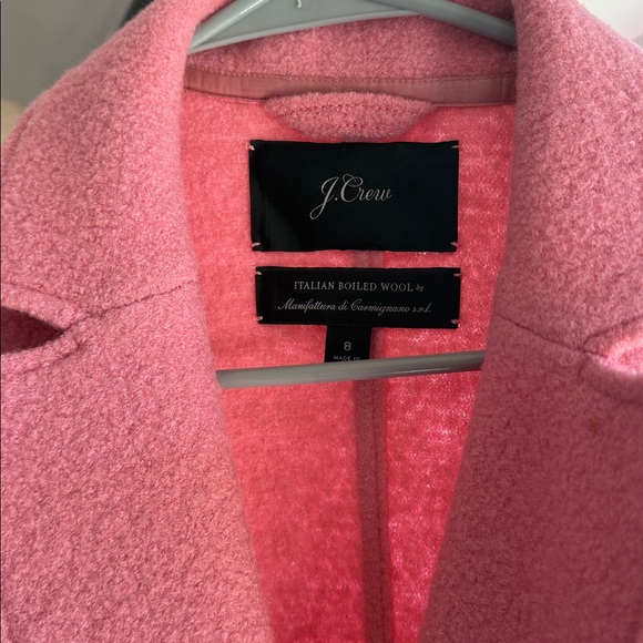 J. Crew Pink Double-Breasted Trench Coat - Picture 4 of 6